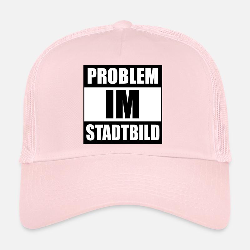 Problem in the cityscape Trucker Cap