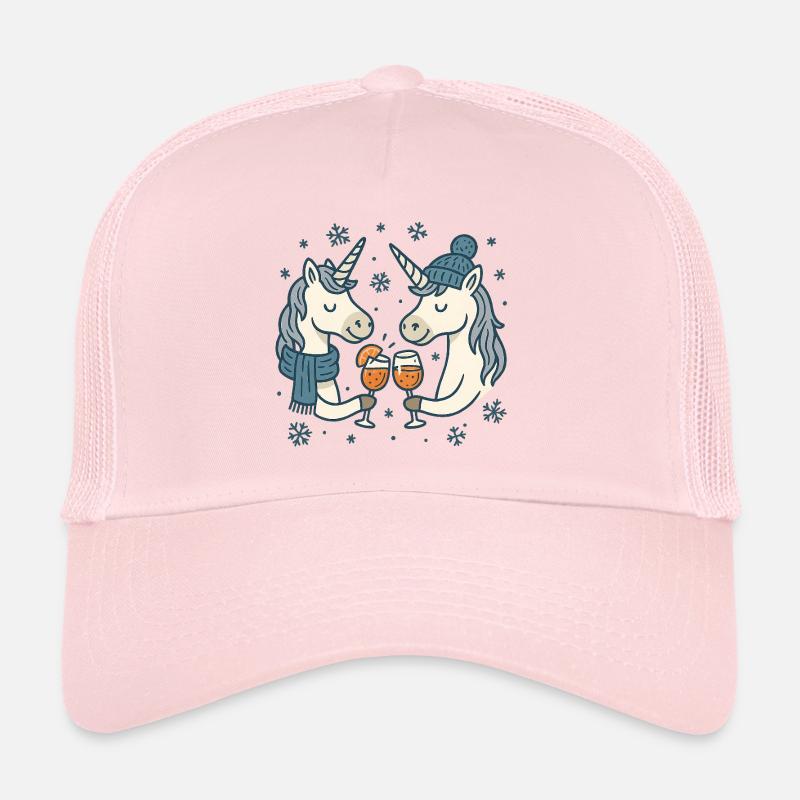 Winter Magic Unicorn Toast Trucker Cap