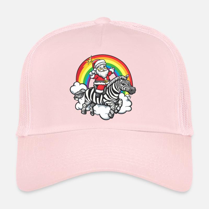 Zebra Weihnachtsmann Weihnachten Trucker Cap