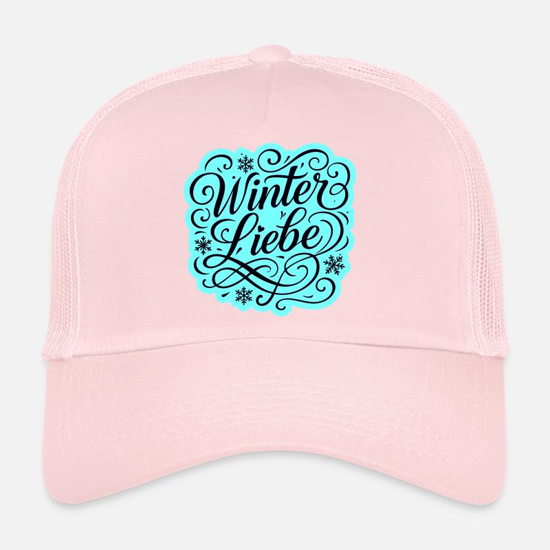Winter Liebe Herz Winterlich Trucker Cap