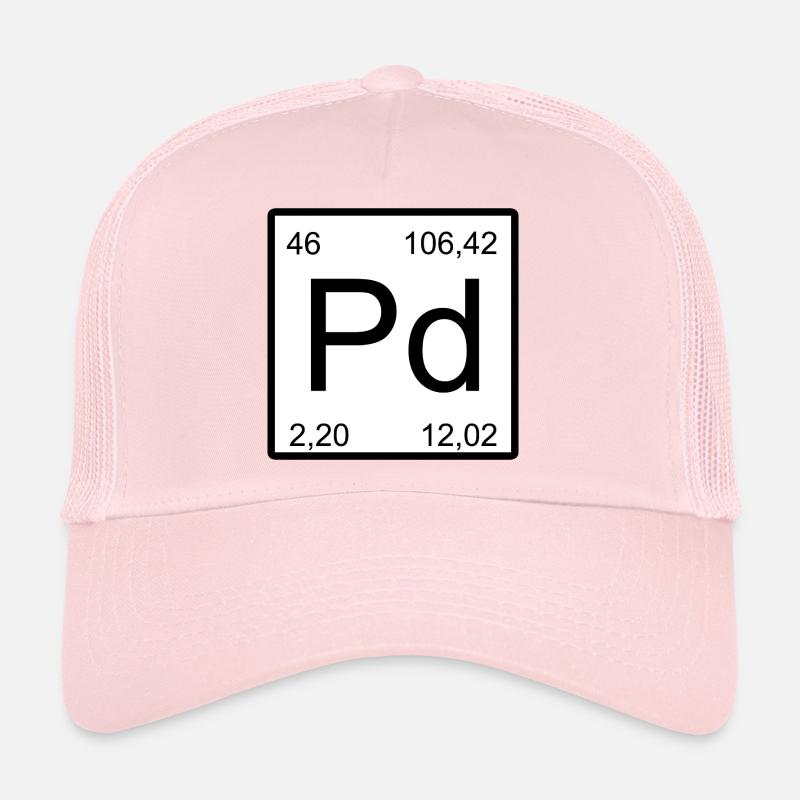 Glyphe de pallade monochrome Casquette trucker 