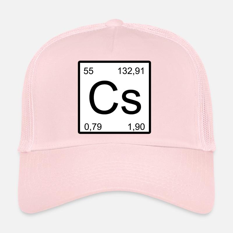 Carré d’élément au césium Casquette trucker 