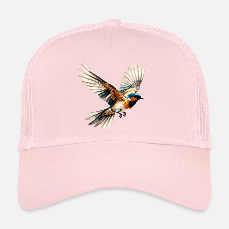 Oiseau volant vibrant Pop Art Casquette trucker 