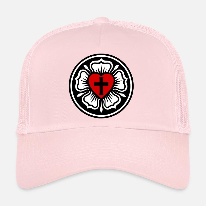 Lutheran Rose Trucker Cap