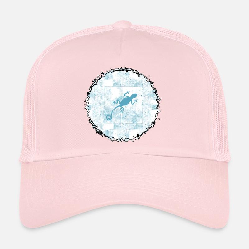 Gecko dans le cercle de glace Casquette trucker 