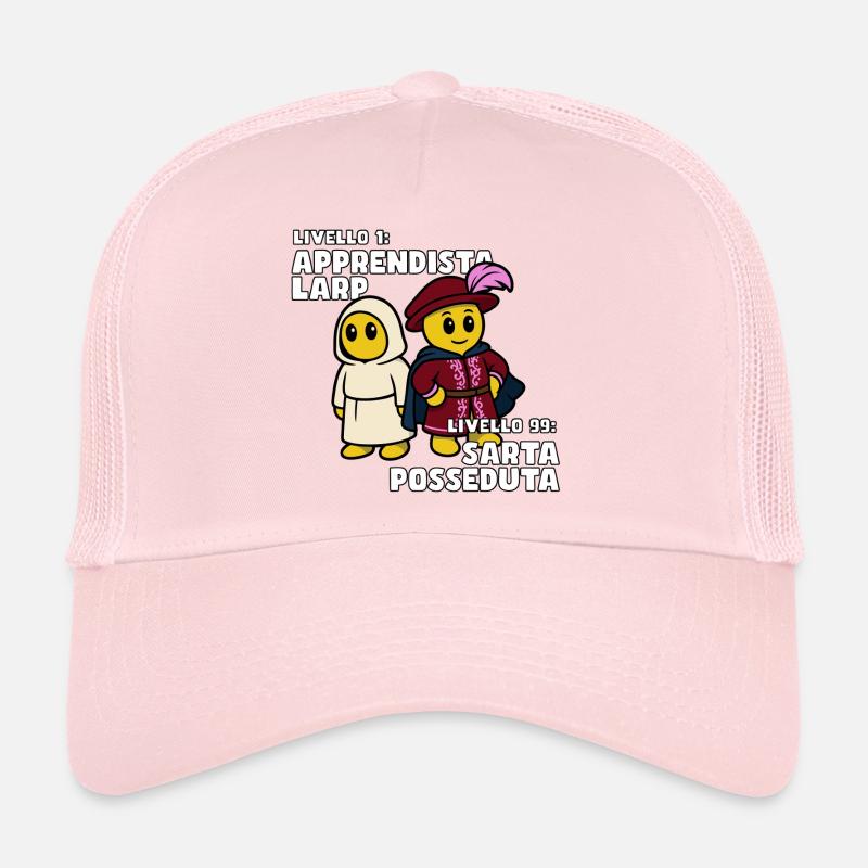 Besessene Schneiderin – LARP Evolution - Trucker Cap - Hellrosa