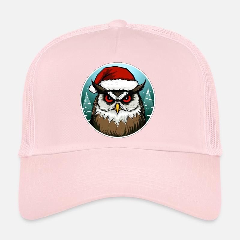 Hiboux de Noël Casquette trucker 