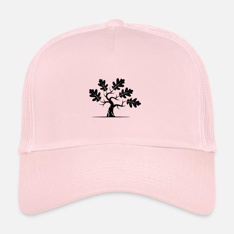 Bonsaï de chêne - Casquette trucker  - rose pâle