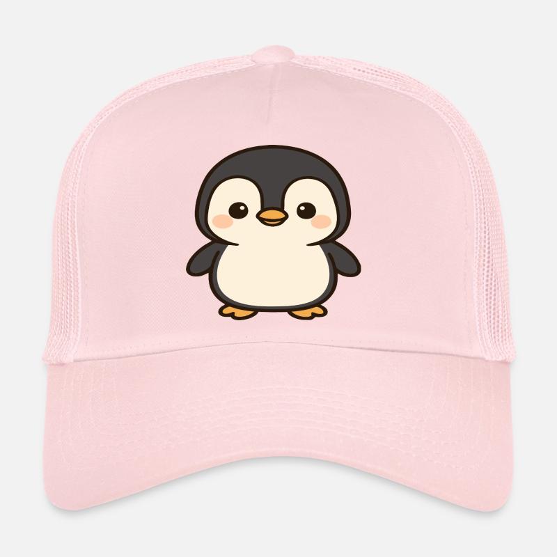 Kawaii Pinguin Charm Trucker Cap