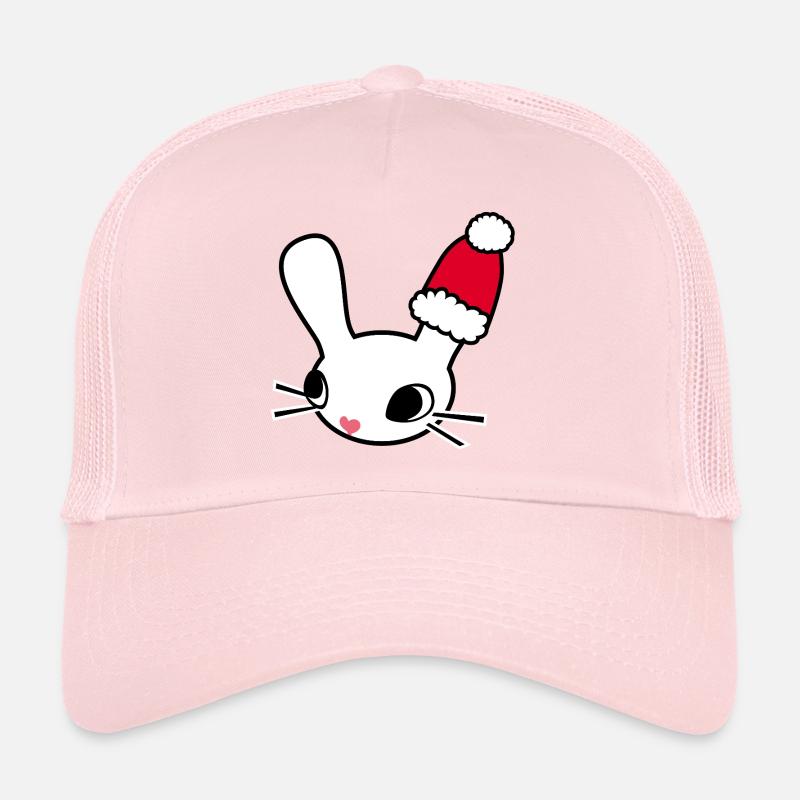 Santa Bunny Head Trucker Cap