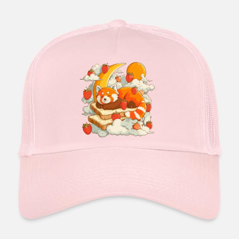 Mond Frühstücks Fuchs - Trucker Cap - Hellrosa