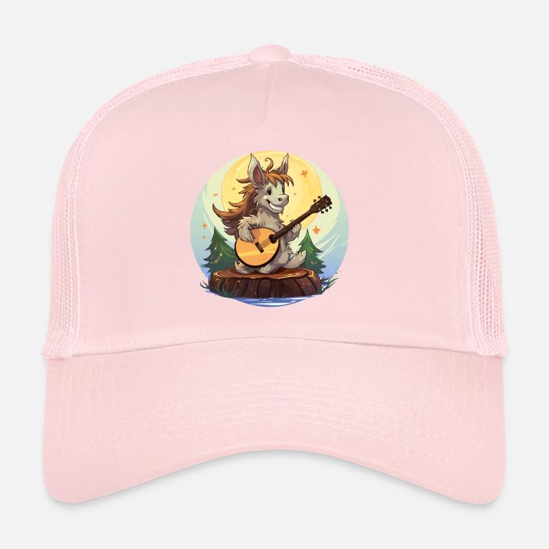 Guitariste de Moonlight Donkey Casquette trucker 