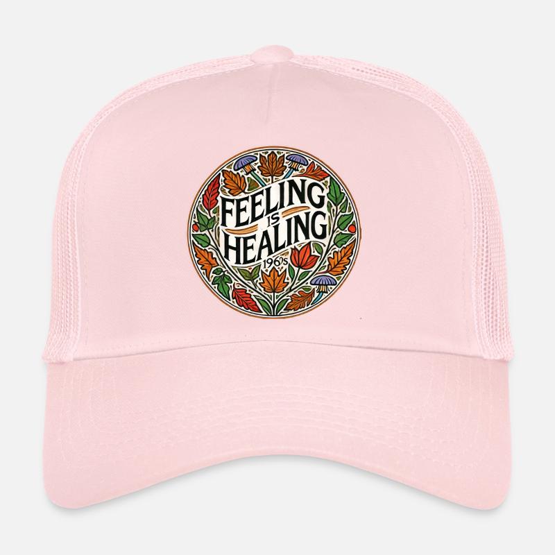 Le sentiment est le Cercle de Guérison Tee Casquette trucker 
