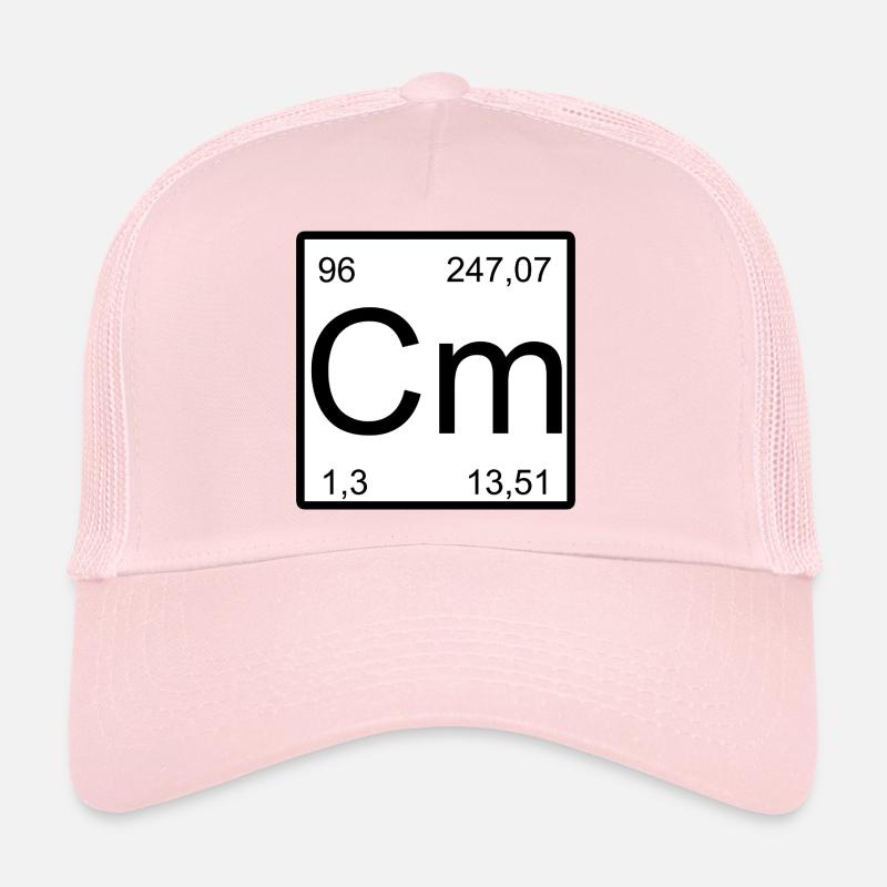 Curium Periodensystem Minimalkunst Trucker Cap
