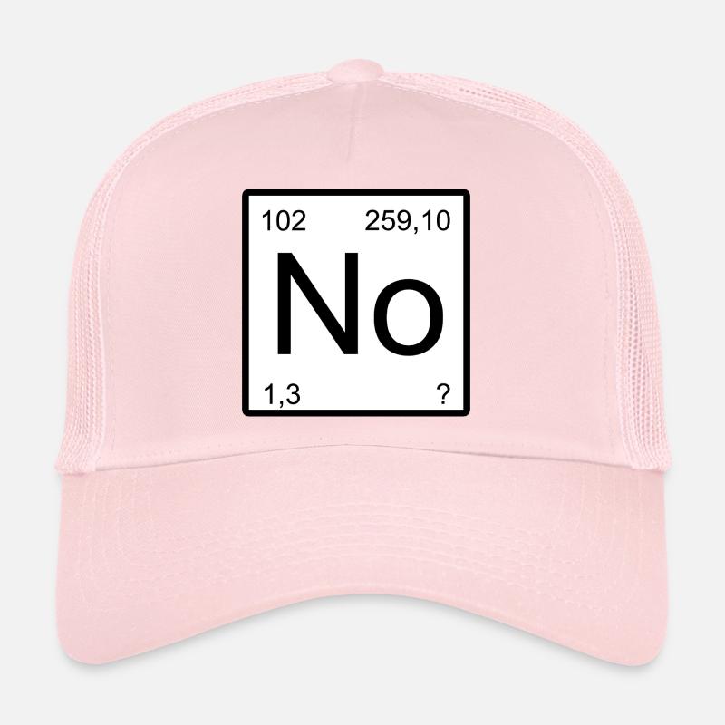 Nobelium No Elemental Nobelium Symbol Tee Trucker Cap
