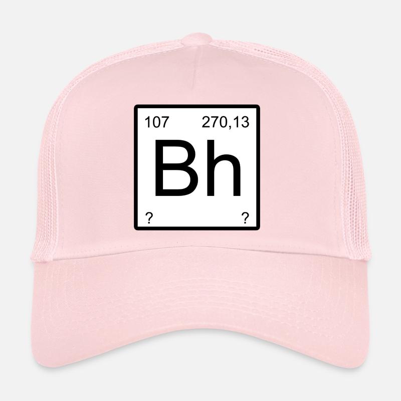 Bohrium Bh Großbuchstaben Zahlen-Grafik Trucker Cap