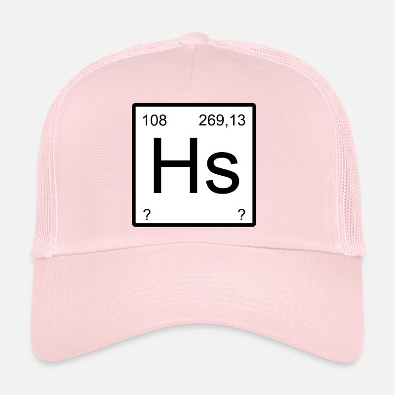 Monogramme élémentaire en hassium Casquette trucker 
