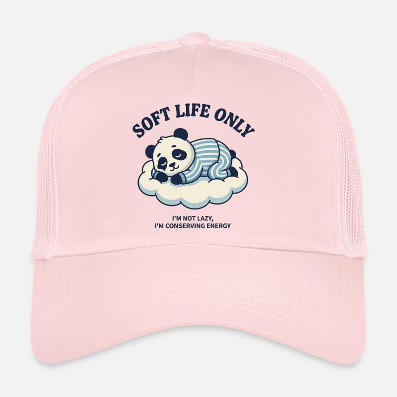 Panda auf Wolke – Sanfte Lebensweise Trucker Cap