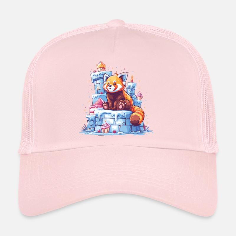 Roter Panda auf Eisburg Trucker Cap