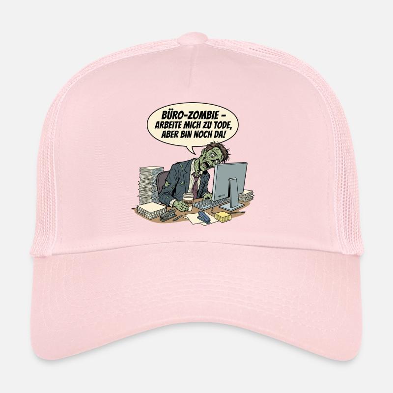 Office zombie: Work until death Trucker Cap