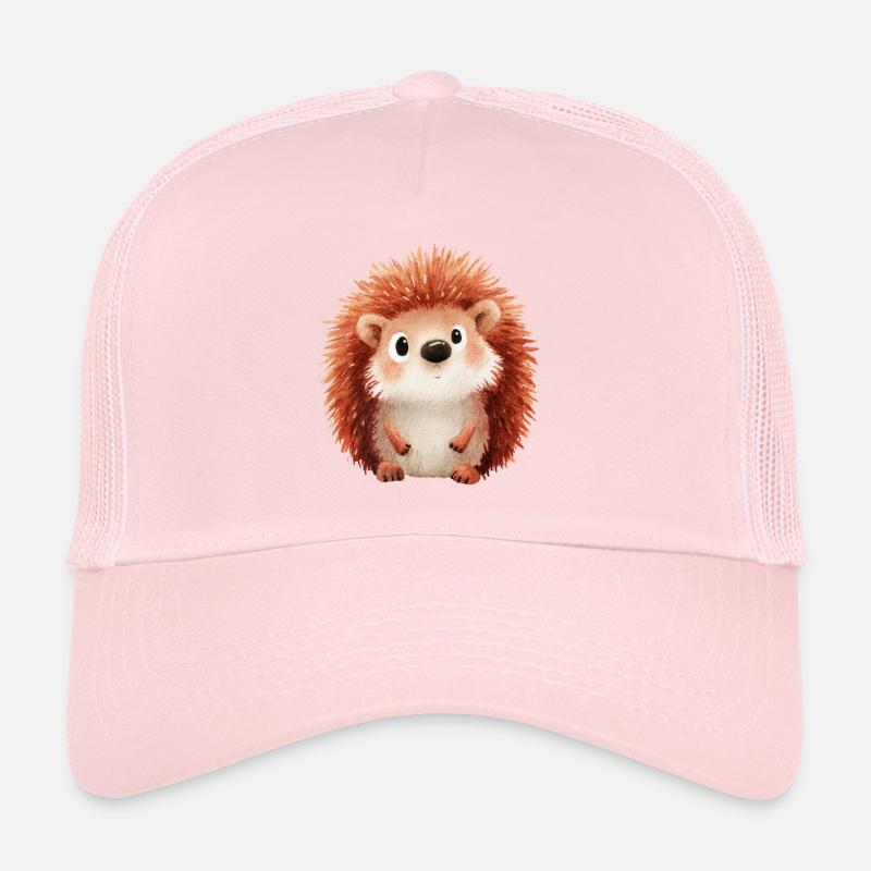 Forest Hedgehog – Children's Illustration Trucker Cap