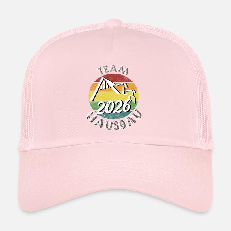Team Haubau 2026 Bauherr Bauherrin retro vintage Trucker Cap