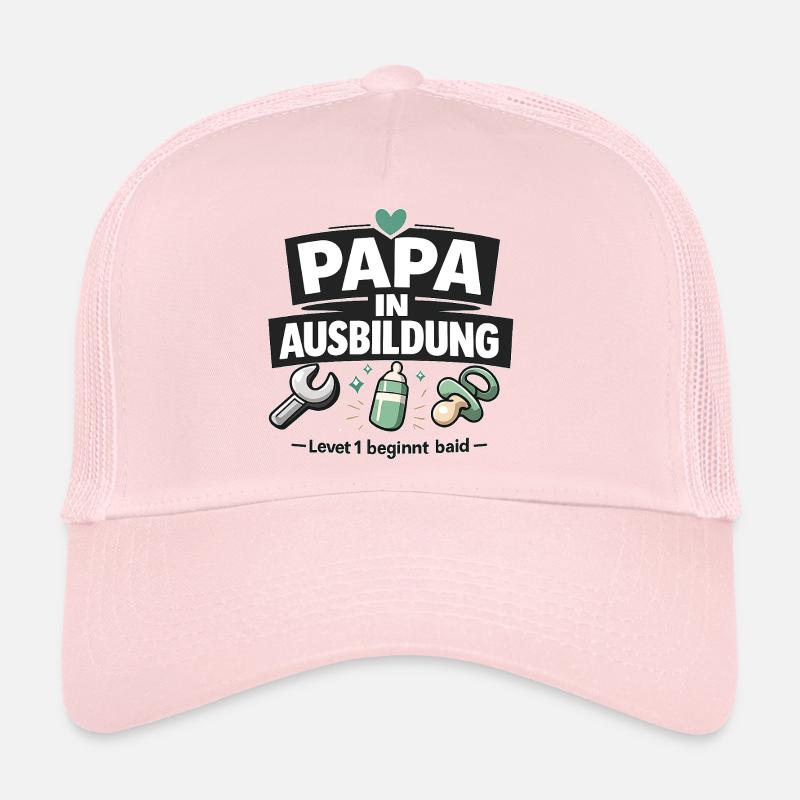 Papa in Ausbildung Level 1 Trucker Cap