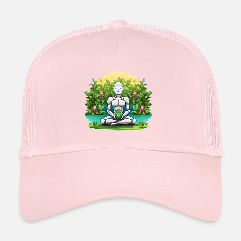 Roboten-Meditation im Dschungel Trucker Cap