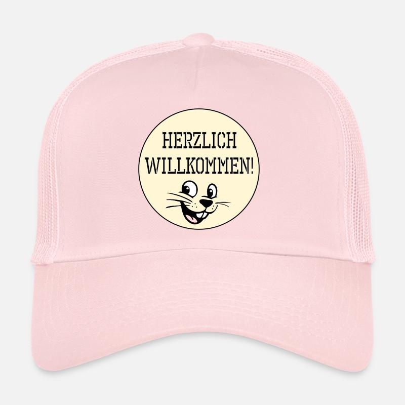 Freundlichkeit - Herzlich Willkommen Trucker Cap