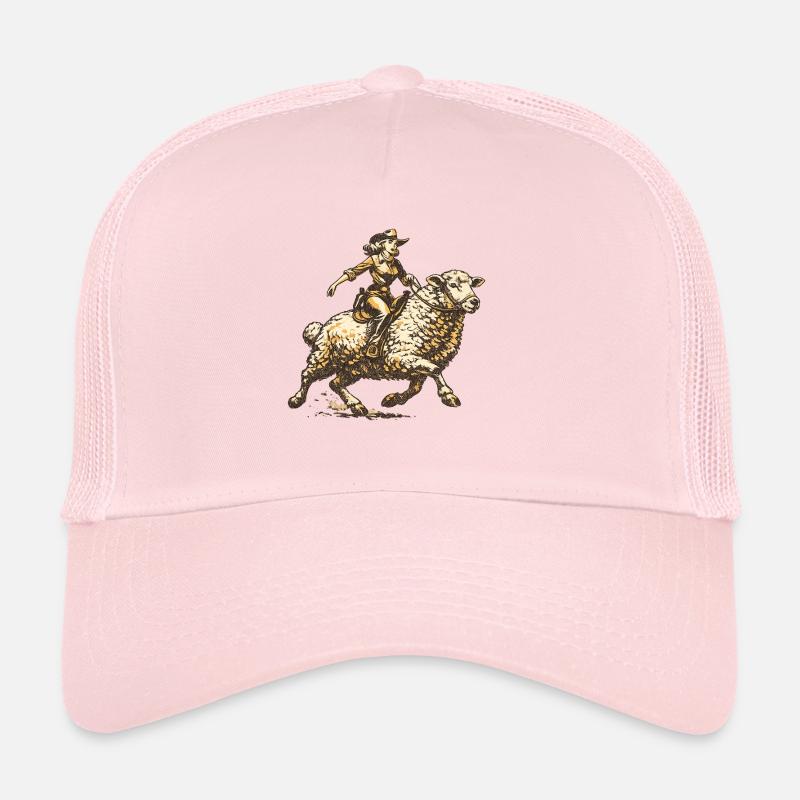 Western Reiter auf Schaf Trucker Cap