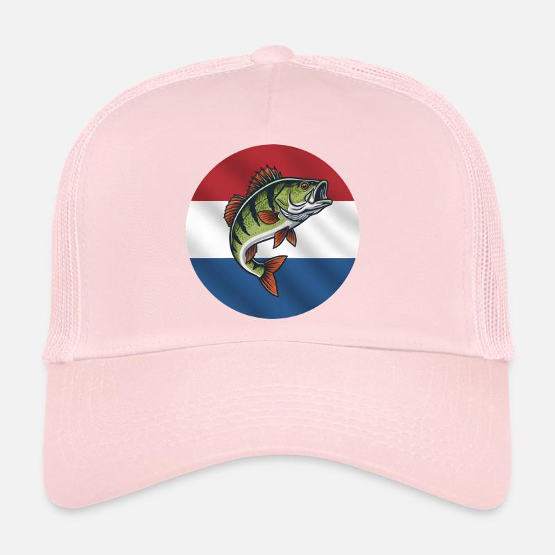 Pêche à la perche aux Pays-Bas Casquette trucker 
