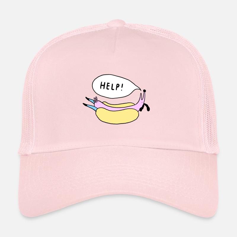 Help_Hot_Dog Trucker Cap