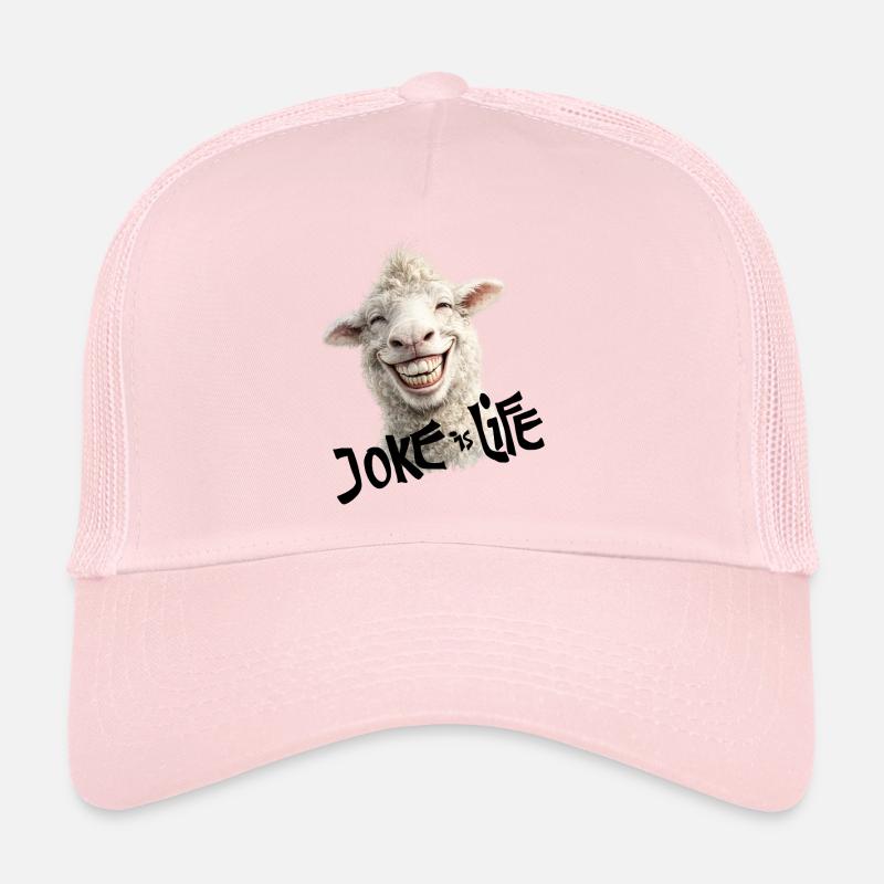 La blague de l’agneau souriant, c’est la vie Casquette trucker 