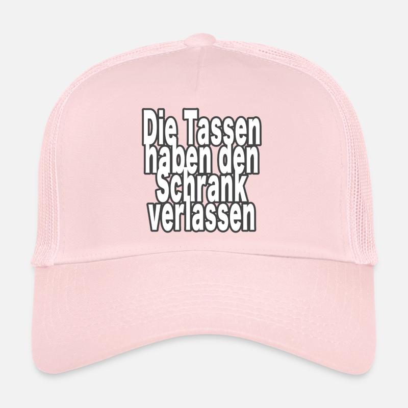 Les tasses ont quitté le placard ! Casquette trucker 