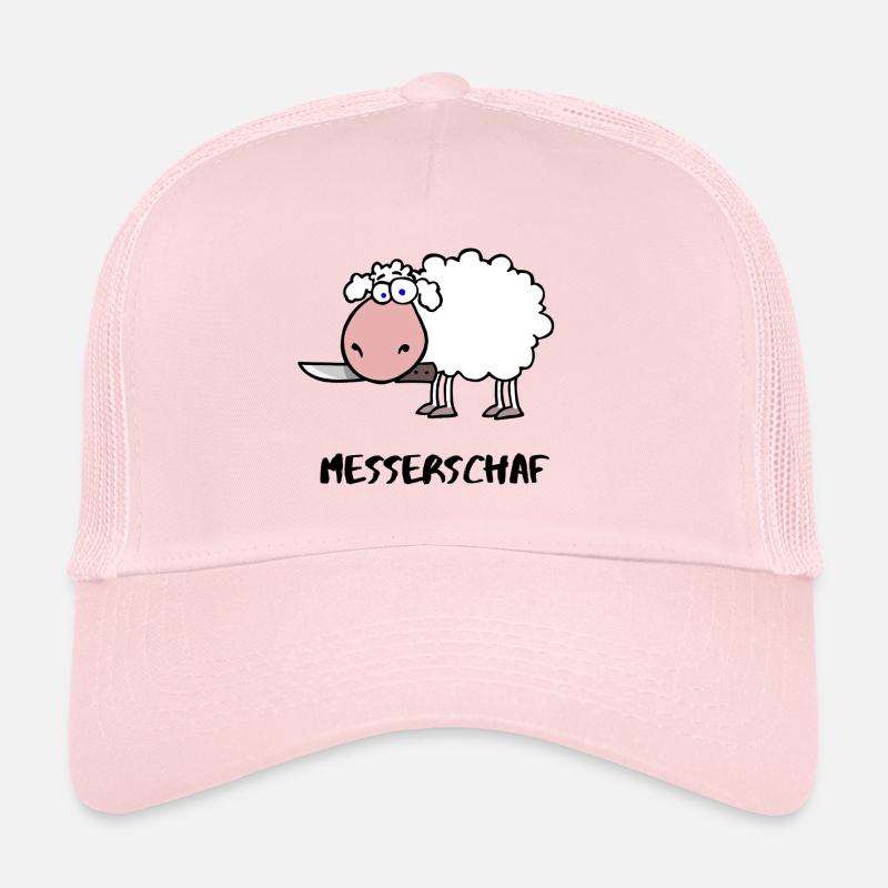 Messerschaf - Trucker Cap - Hellrosa