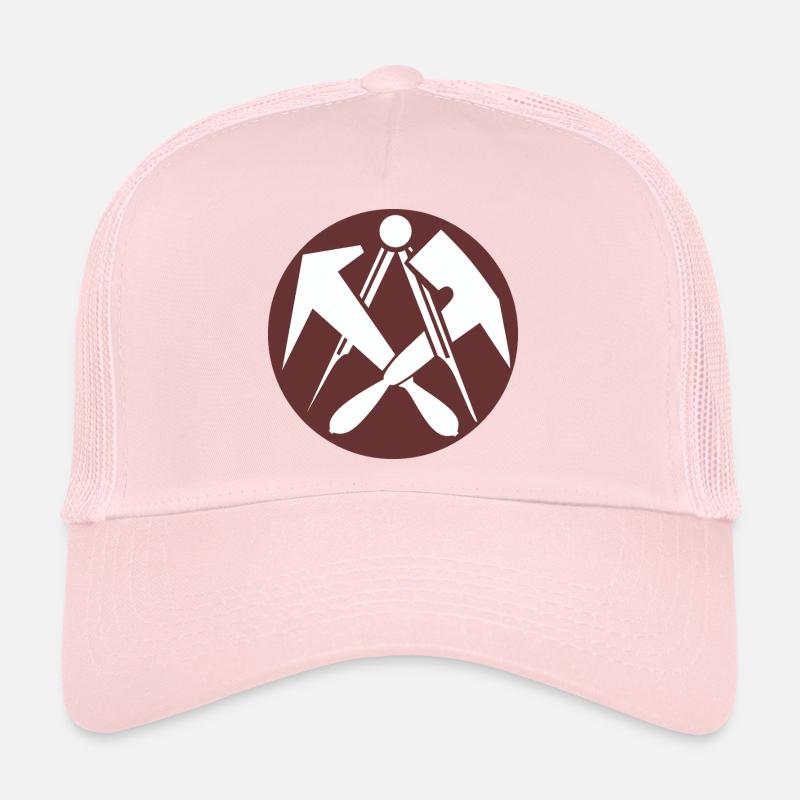 51164_Dachdecker, Zunftzeichen, Berufswappen Trucker Cap