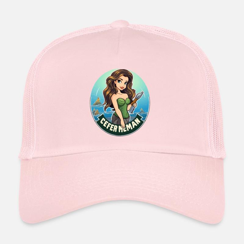 Motif de l’insigne d’héroïne de mer Casquette trucker 