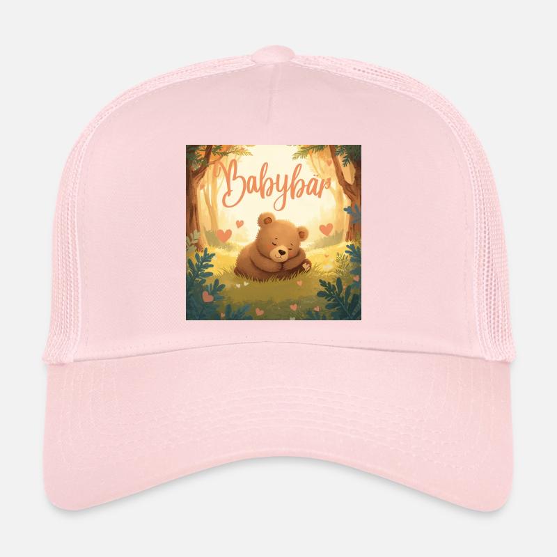 Babybär Waldruhe - Trucker Cap - Hellrosa