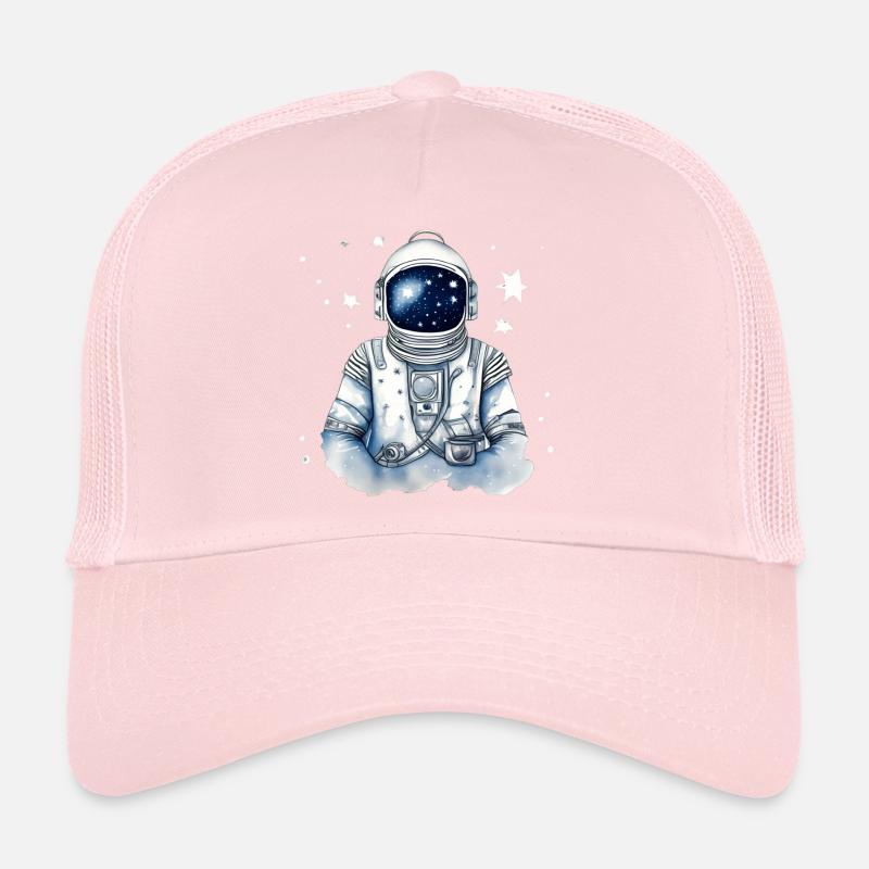 Astronaute dans l’espace stellaire Casquette trucker 