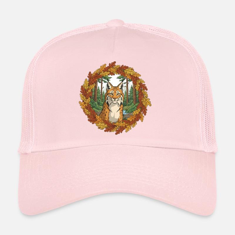 Lynx d’automne dans la couronne de la forêt Casquette trucker 