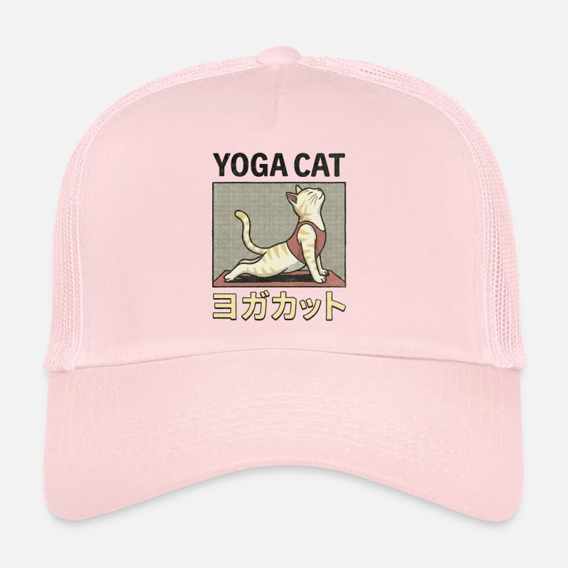 Chat de Yoga Casquette trucker 