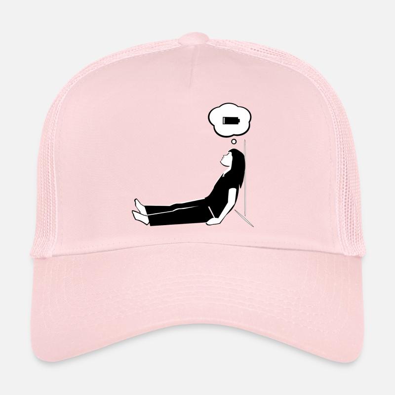 Mother Mode - Low Power - Trucker Cap - pale pink