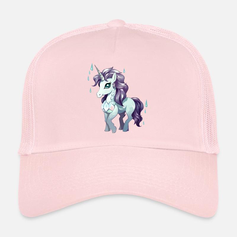 Unicorn Crystal Rain Trucker Cap