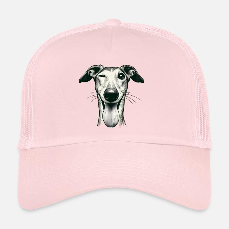 ;oP - Casquette trucker  - rose pâle