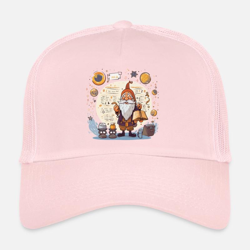 Gnome de l’Espace avec Grimoire Casquette trucker 