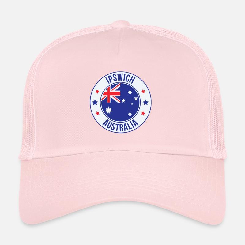 Ipswich Australia Circle Emblem Trucker Cap