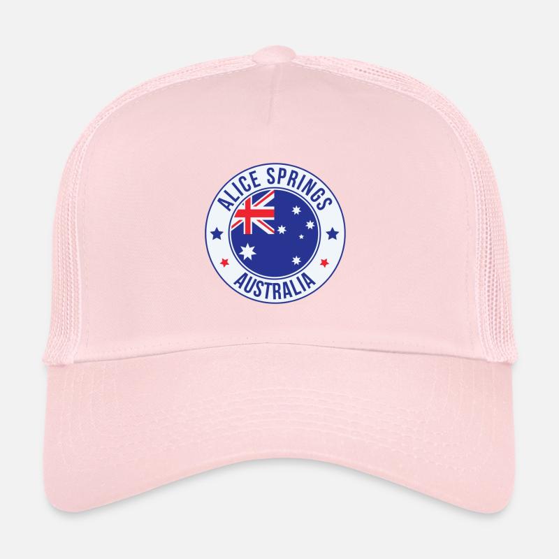 Alice Springs Australien Patch-Emblem Trucker Cap