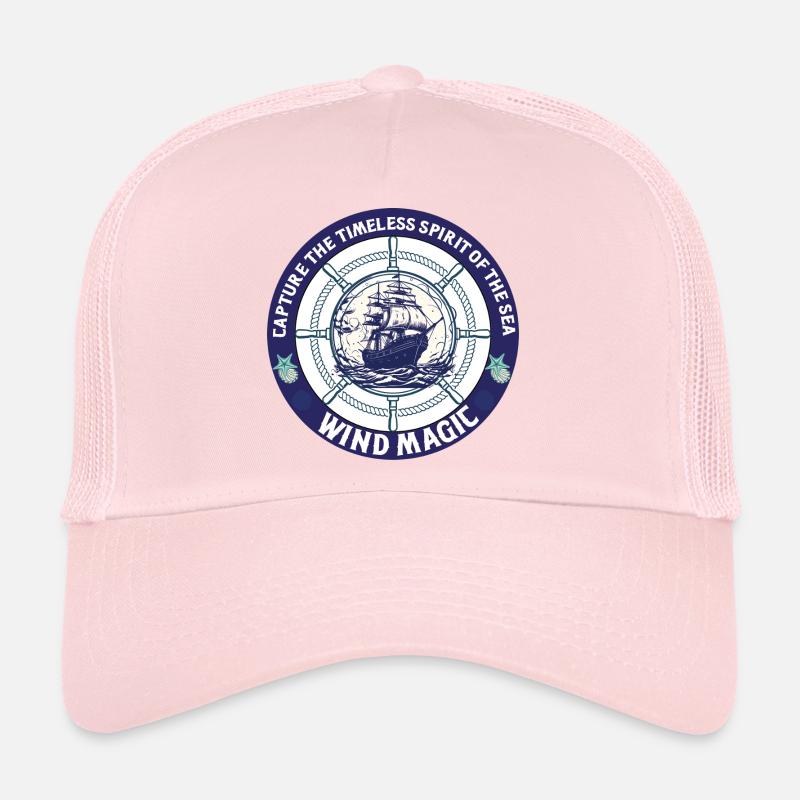 Seewindmagie – Segel der See - Trucker Cap - Hellrosa