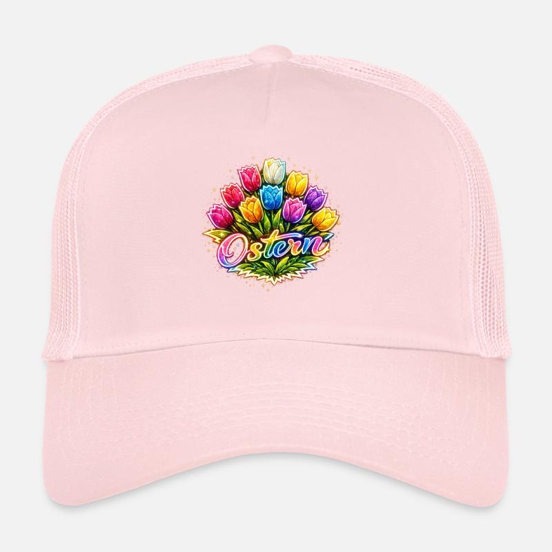 Ostern Tulpen Neonzauber Trucker Cap