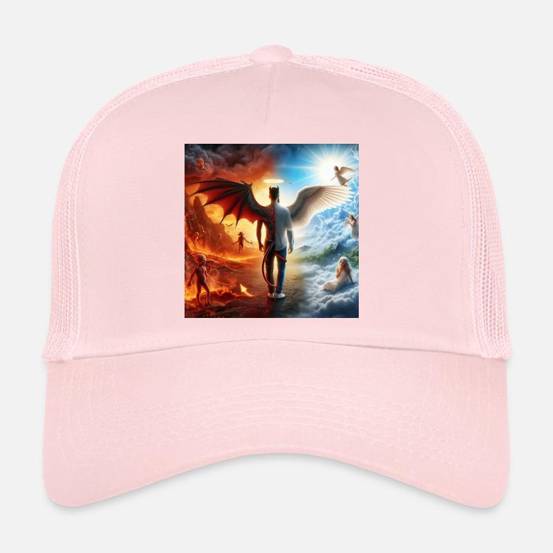 Himmlisches und Infernales Gleichgewicht - Trucker Cap - Hellrosa